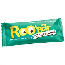 Roobar Bio gyümölcs szelet chia-kókusz (paleo, vegán, gluténmentes) 30 g