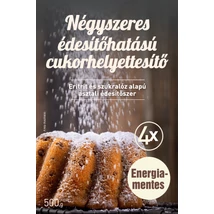 FM Négyszeres édesítőhatású cukorhelyettesítő (eritrit, szukralóz alapú) 500g