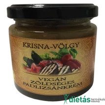 Krisnavölgyi zöldséges padlizsánkrém 180 g