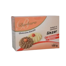 Barbara gluténmentes kakaós és vaníliás linzer  (tejmentes) 180 g