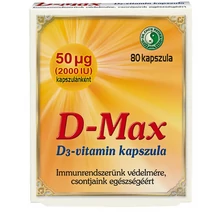 Dr. Chen D-Max D3-Vitamin kapszula 80 db