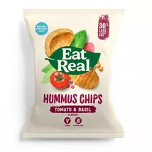 Eat real csicseriborsó chips paradicsomos bazsalikomos 45g