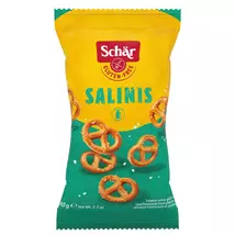 Schär Salinis - Gluténmentes, laktózmentes, tojásmentes sós kisperecek 60 g