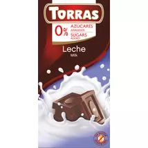 Torras hozzáadott cukormentes tejcsokoládé 75 g