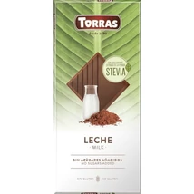 Torras Stevia hozzáadott cukormentes tejcsokoládé 100 g