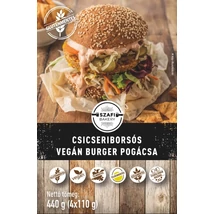 Szafi Bakery csicseriborsós vegán burger pogácsa (4x110g) 440g gyorsfagyasztott (gluténmentes)
