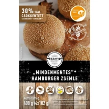 Szafi Bakery „MINDENMENTES”* hamburger zsemle 4x102g (gyorsfagyasztott) (gluténmentes)