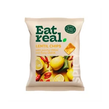 Eat real lencse chips - Chilis citromos ízű 40g (gluténmentes)