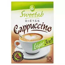 Sweetab Cappuccino (fruktózzal) 10 tasak