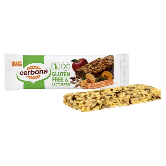 Cerbona gluténmentes  szelet magvas-gyümölcsös 35 g