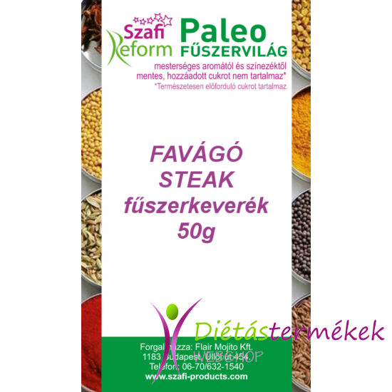 Szafi Reform Paleo Favágó steak fűszerkeverék (gluténmentes) 50 g