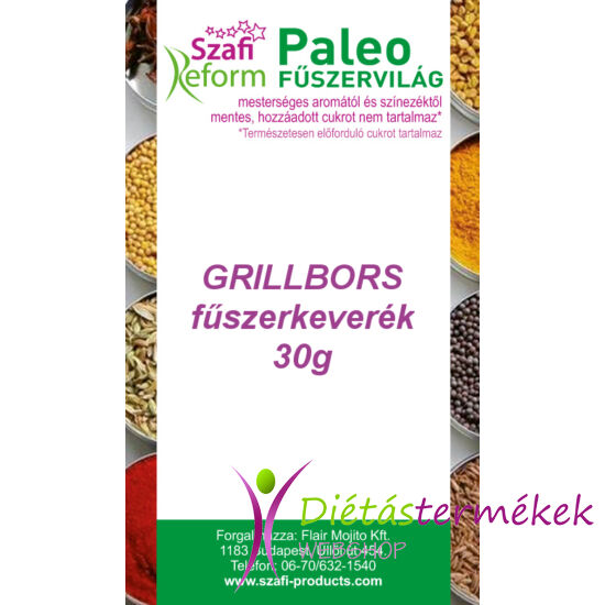 Szafi Reform Paleo Grillbors fűszerkeverék (gluténmentes) 30 g