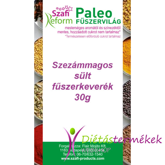 Szafi Reform Paleo Szezámmagos sült fűszerkeverék (gluténmentes) 30 g