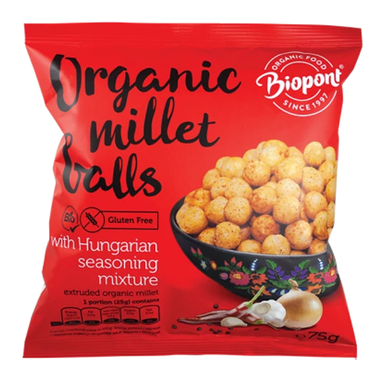 Biopont Bio kölesgolyó magyaros (gluténmentes) 75 g