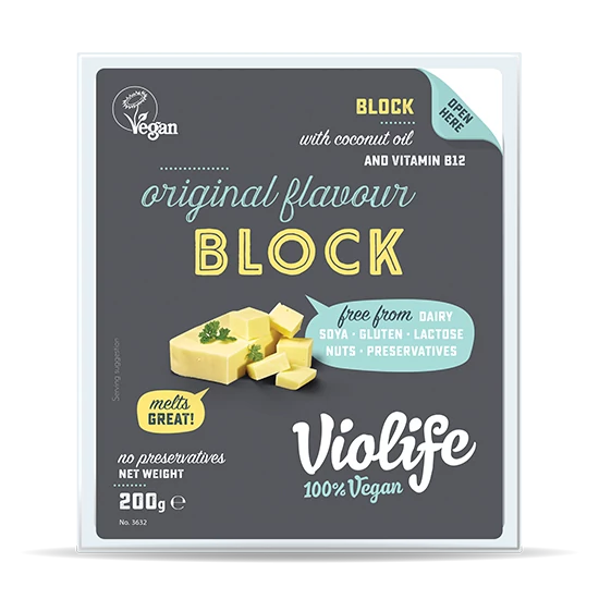 Violife vegán natúr tömb 200g