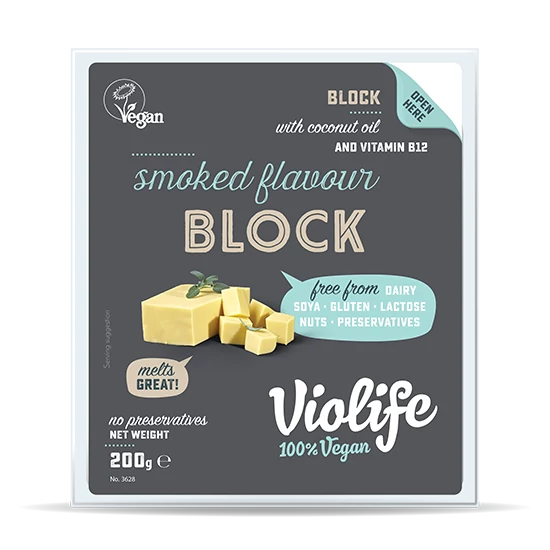 Violife vegán füstölt ízesítésű tömb 200g