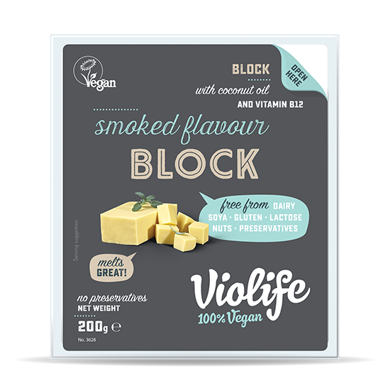 Violife vegán füstölt ízesítésű tömb 200g