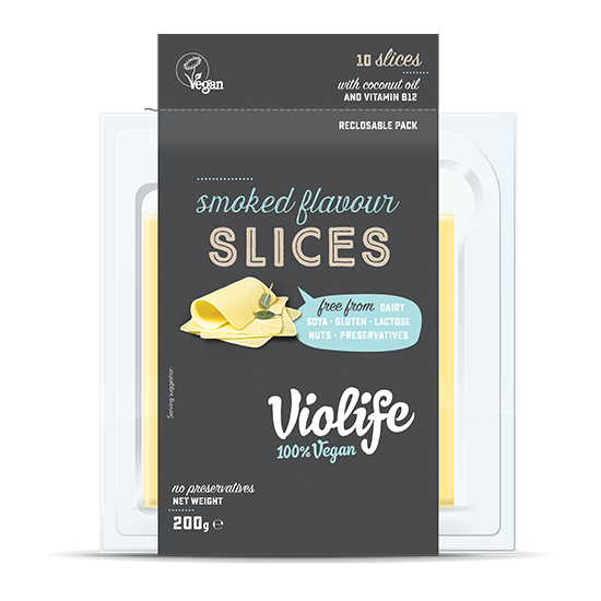 Violife vegán füstölt ízesítésű szeletek 200g