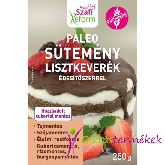 Szafi Reform Paleo sütemény lisztkeverék édesítőszerrel (gluténmentes) 250 g