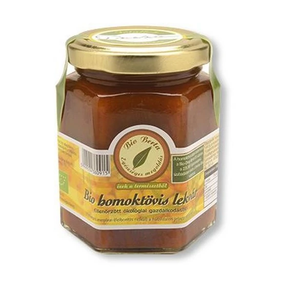 Berta Bio homoktövis lekvár  (mézzel, és nádcukorral) 196 ml