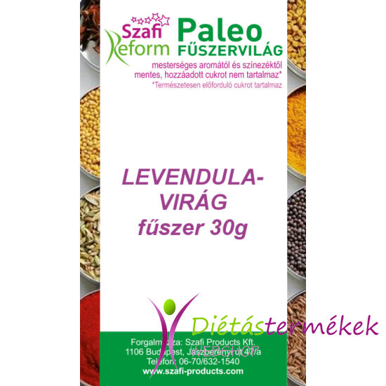 Szafi Reform Paleo Levendulavirág fűszer 30 g