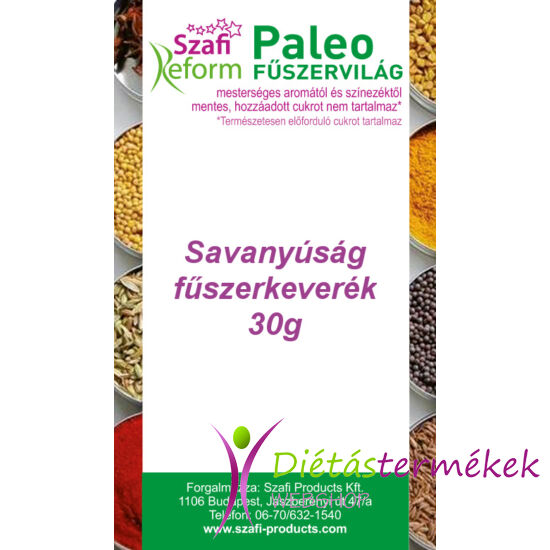 Szafi Reform Paleo Savanyúság fűszerkeverék (pl. savanyú uborka ízesítéséhez) (gluténmentes) 30 g