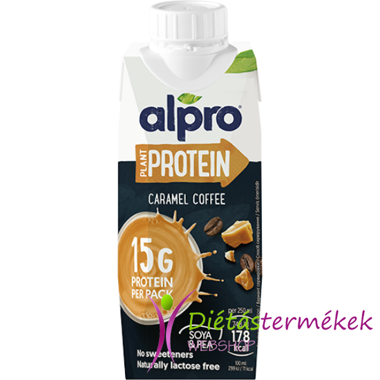 Alpro Protein ital karamell-kávé, 250ml