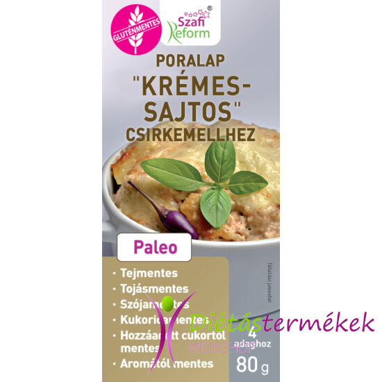 Szafi Reform Poralap "Krémes - sajtos" csirkemellhez (gluténmentes) 80 g