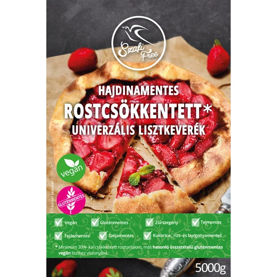 Szafi Free Hajdinamentes rostcsökkentett univerzális lisztkeverék (gluténmentes) 5000g