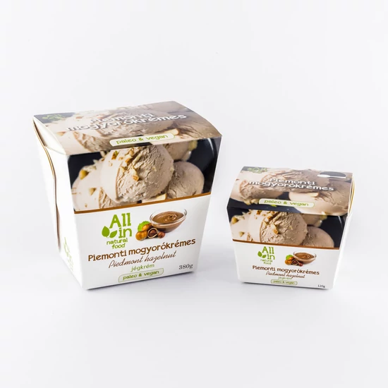 ALL IN Piemonti jégkrém (paleo, vegán, gluténmentes, tejmentes) 380g