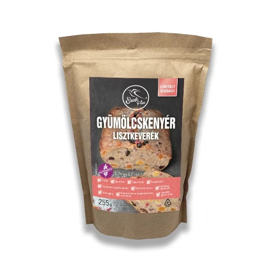 Szafi Free hajdinás gyümölcskenyér lisztkeverék (gluténmentes) 255g Limitált kiadás