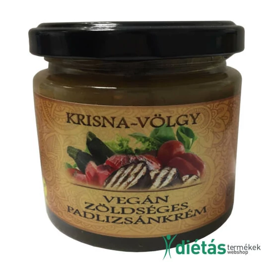 Krisnavölgyi zöldséges padlizsánkrém 180 g