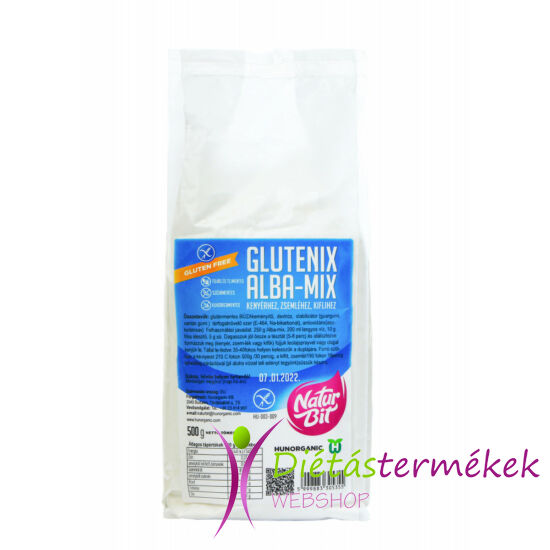 Glutenix Naturbit Gluténmentes Alba-mix Kenyérliszt 500 g