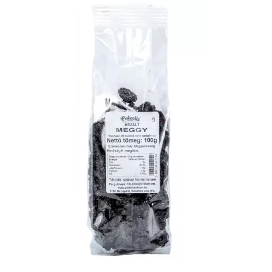 Paleolit aszalt meggy (hozzáadott cukormentes) 100 g