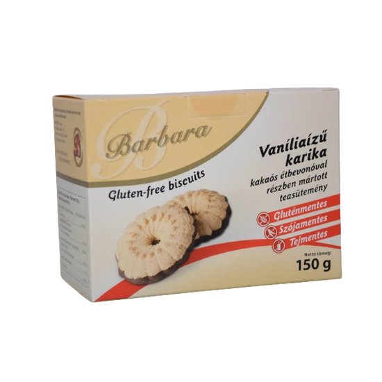 Barbara gluténmentes vaníliás karika 150g