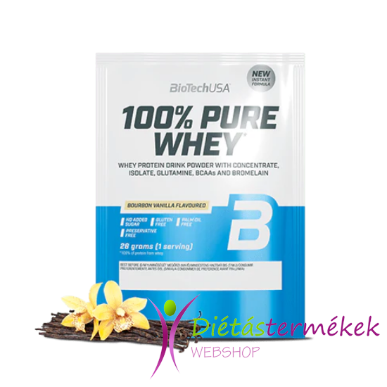 Biotech USA Nitro Pure Whey fehérjepor (Bourbon vanília) 28 g