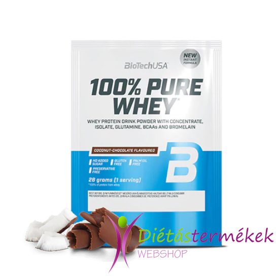 Biotech USA Nitro Pure Whey fehérjepor (Csoki-kókusz) 28 g
