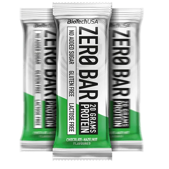 BIOTECH ZeroBar csokoládé-mogyoró 50 g