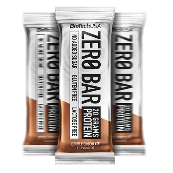 ZeroBar fehérjeszelet dupla csokoládé 50 g