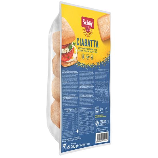 Schär Ciabatta elősütött zsemlék (tejmentes, tojásmentes, gluténmentes) 200 g