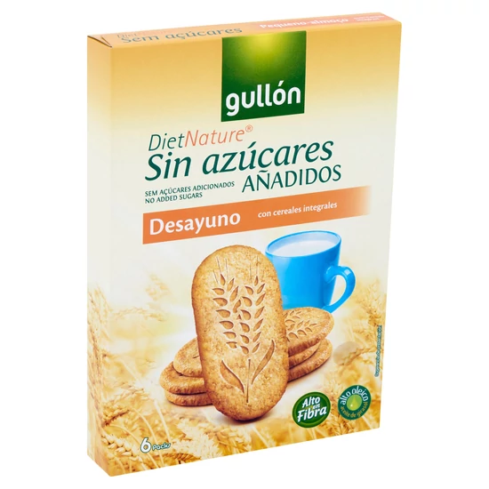 Gullon Többgabonás reggeli keksz (hozzáadott cukormentes) 216 g