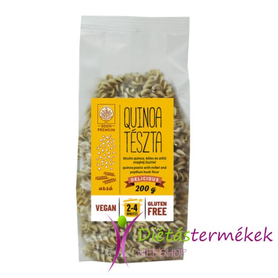 Éden Prémium quinoa tészta orsó kölessel(vegán) 200 g