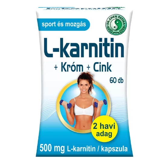Dr. Chen L-Karnitin Króm + Cink kapszula 60db