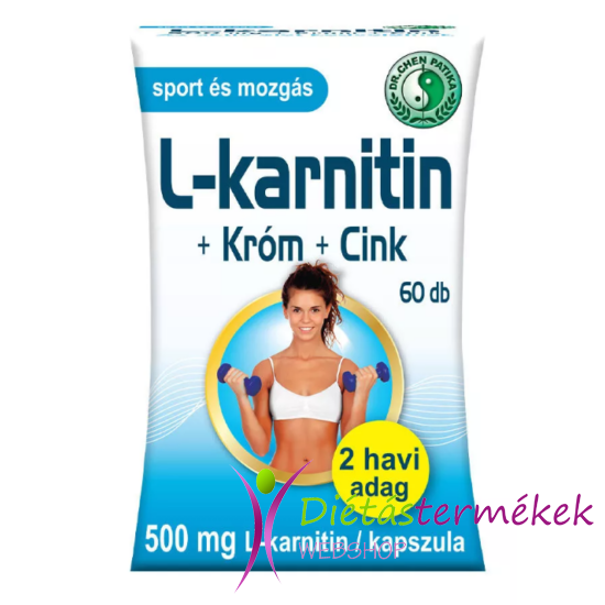 Dr. Chen L-Karnitin Króm + Cink kapszula 60db
