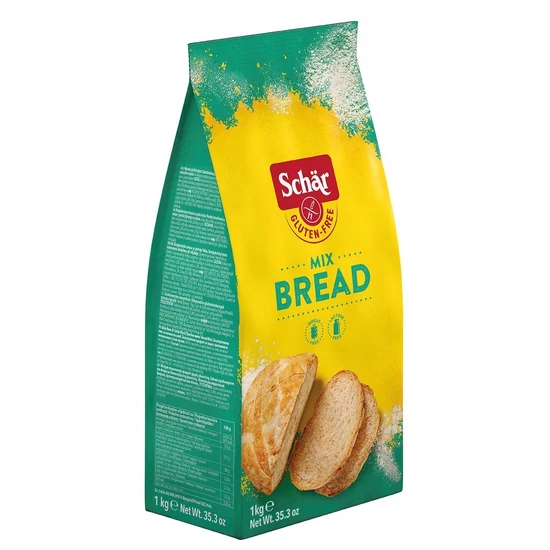 Schär MIX B Gluténmentes, laktózmentes kenyérliszt 1000 g