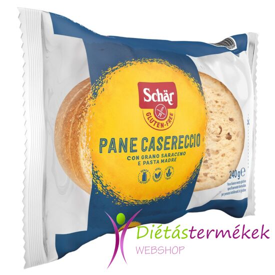 Schär Pane Casereccio kenyér (gluténmentes, tejmentes, tojásmentes) 240 g