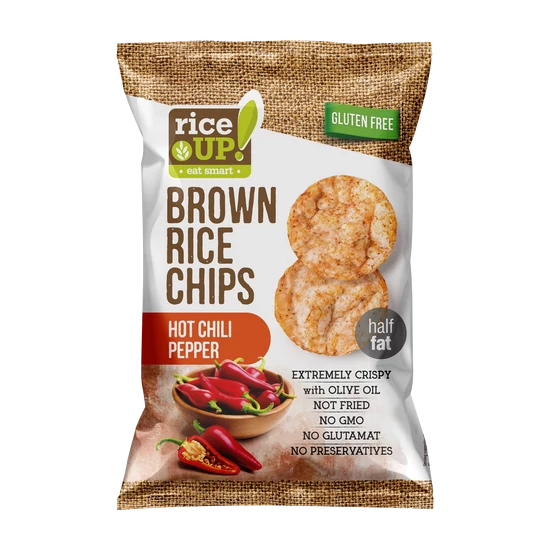 Rice Up Chips csípős csili ízű 60g