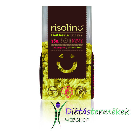 Risolino gluténmentes rizstészta Fusilli 300 g