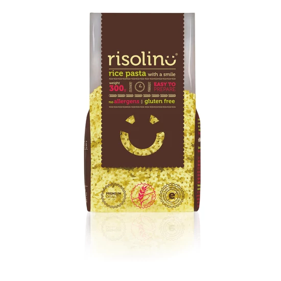 Risolino gluténmentes rizstészta Csillag levestészta 300 g