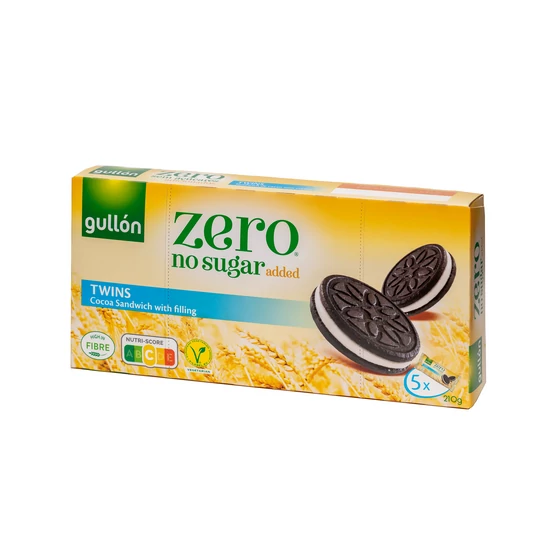 Gullon oreo ízű keksz (hozzáadott cukormentes) 210 g